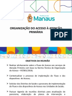 Organização do Acesso à Atenção Primária