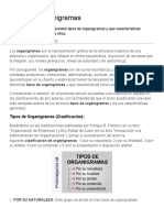 Tipos de Organigramas