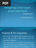 Download Designing a User login panel with ExtJS for beginners by Arun Prasad SN52718129 doc pdf