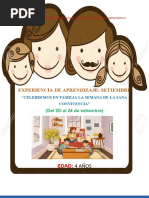 CELEBREMOS EN FAMILIA LA SEMANA DE LA SANA CONVIVENCIA