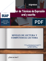 Niveles de Lectura y Competencia Lectora