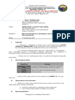 NODJ MD AAR Disinfection and Sanitation 0917