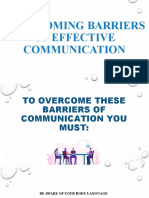 Overcoming Barriers of Effective Communication
