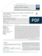 2 - Carbon Footprint of Drinking Water Softening As Dete - 2021 - Journal of Cleaner