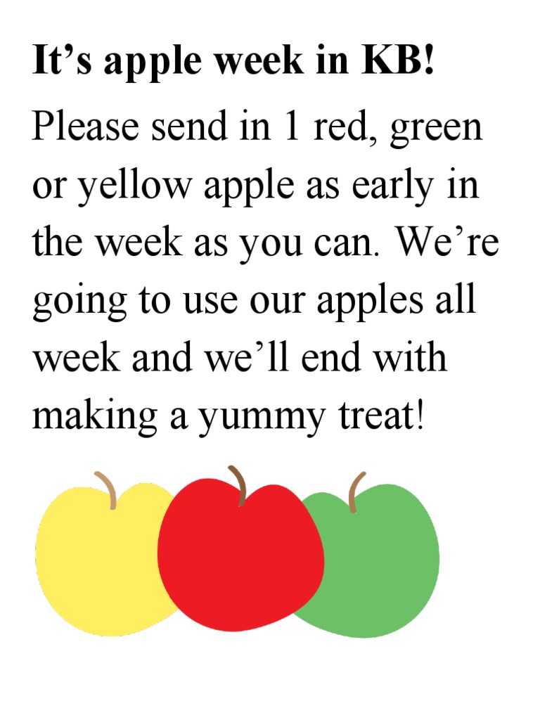 Apple Week | PDF | Cooking, Food & Wine | Wellness