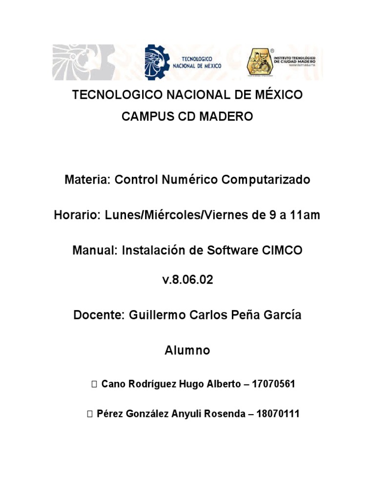 Guía de Instalación de CIMCO v8.06.02 | PDF