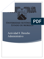 Actividad 8 Derecho Administrativo