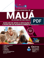 Apostila Prefeitura de Mau - SP 2020 - Auxiliar de Apoio Educa o Inclusiva e Auxiliar de Desenvolvimento Infantil I PDF