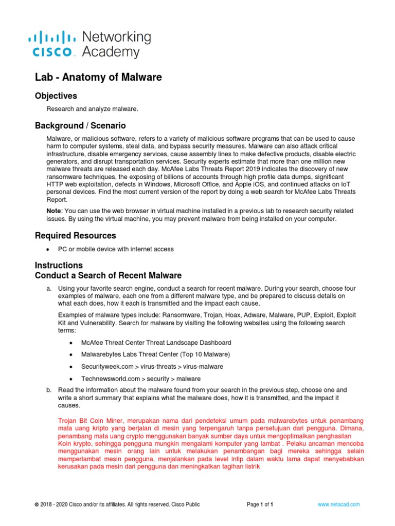 Anatomy of Malware: Types and Impact | PDF | Malware | Ransomware