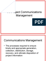 Project Communications Management Plan