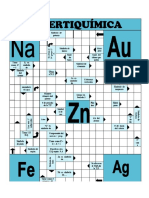 Crucigrama Tabla Periódica