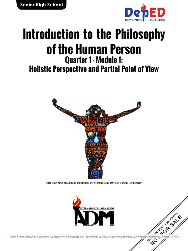 Introduction To The Philosophy of The Human Person Module 1 1 | PDF ...