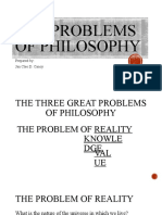The Problems of Philosophy: Prepared By: Jan Cleo D. Canoy