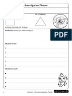 Investigation Sheet