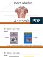 Generalidades anatomía