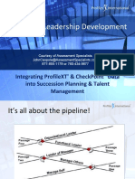 Advanced Leadership Development: Integrating Profilext & Checkpoint Data Into Succession Planning & Talent Management