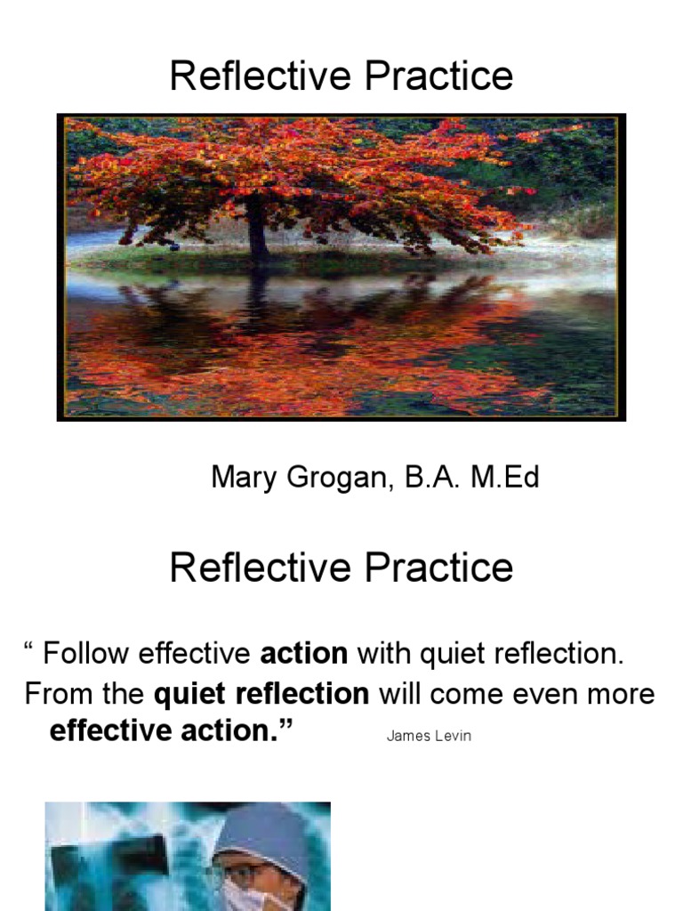 Benefits of Reflective Practice in Healthcare | PDF | Orthography ...