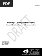 Maricopa County Forensic Audit Executive Summary and Recommendations