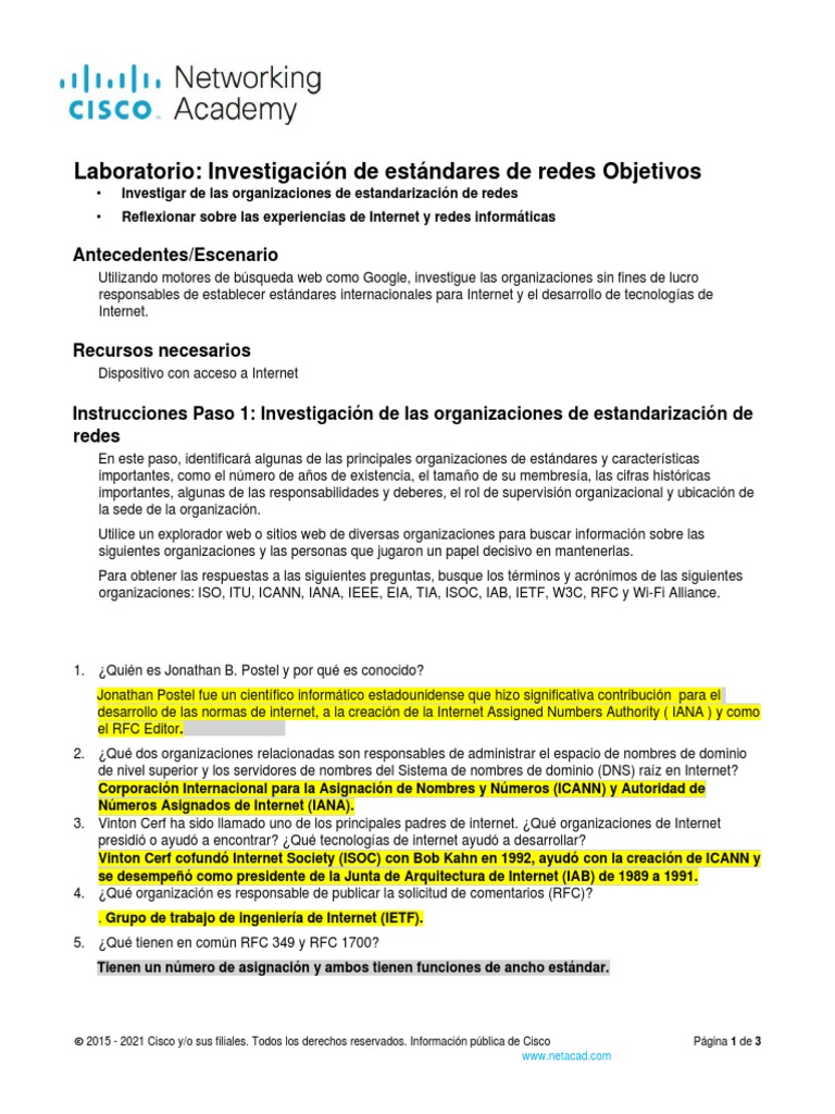 3.4.4 Lab Research Networking Standards PDF Consorcio