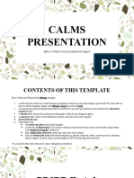 Calms Presentation Green Variant