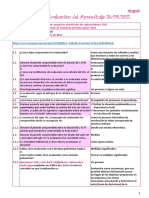 1º P Evaluación Del Aprendizaje 30 de Agosto AngyxK