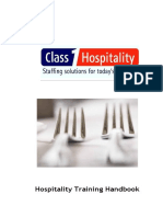 Hospitality Handbook: Essential Training Guide