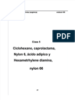 Curso Tecnología Química (orgánica) módulo VIII: Ciclohexano, caprolactama, Nylon 6, ácido adípico y Hexametrhylene diamina, nylon 66