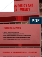 Business Policy and Strategy - Week 1 - Part 2