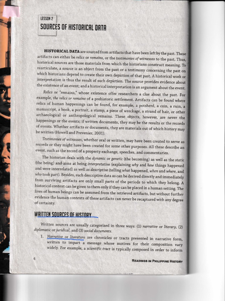 Sources of Historical Knowledge | PDF | Narrative | Primary Sources