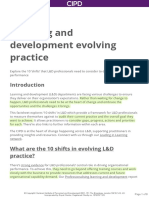 Learning and Development Evolving Practice: Incorporated by Royal Charter, Registered Charity No. 1079797 123
