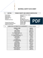 Material Safety Data Sheet-Beautederm Sunblock New