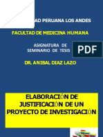 Elaboracion de Justificacion - 2021-I