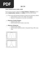 BA 216 Lecture 4 Notes