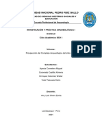 Trabajo SEMANA 08 - Investigación y Práctica Arqueológica