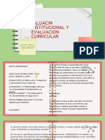 Evaluacion Inst y Curricular