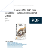 Autodesk Featurecam 2021 Free Download - Detailed Instructional Videos