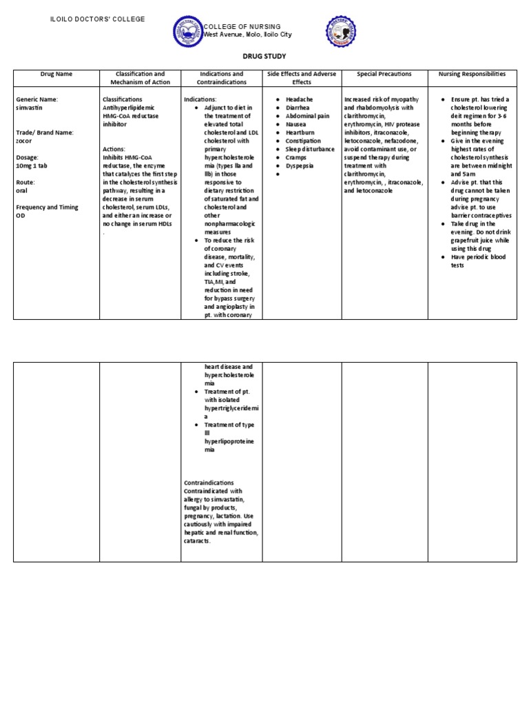 Comprehensive Drug Study Guide | PDF | Hypoglycemia | Medicine