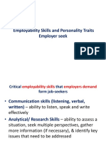 6 - Employability Skills Personality Traits