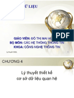 Chuong3 LythuyetthietkeCSDL