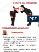 1 Oral Communication