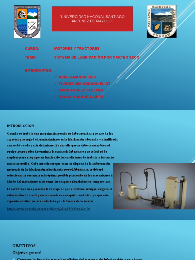 Lubricasion Por Carter Seco | PDF | Lubricante | Tecnología del motor