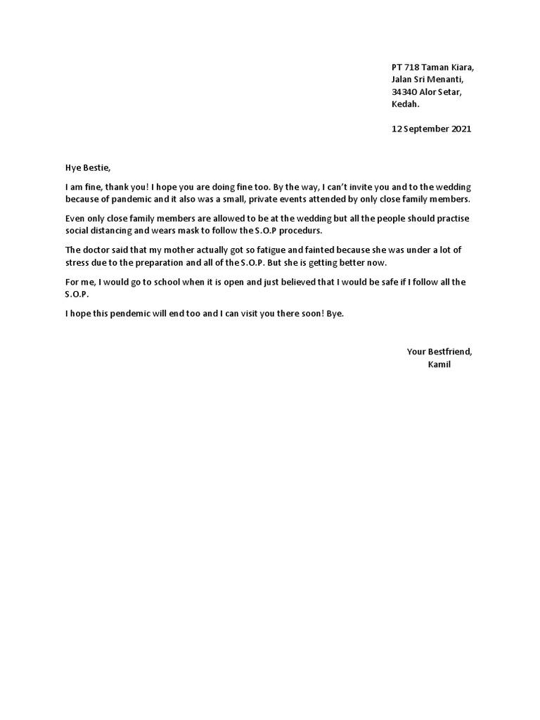 Informal Letter | PDF