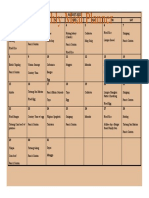 Monthly Meal Planner August 2021