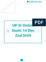UP Police SI (दरोगा) 14 Dec 2017 Shift 2 English