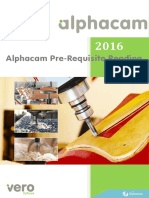 Alphacam Pre-Requisite Reading