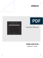 Electric Oven Operation Manual