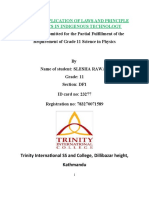 Study of Application of Laws and Principle of Physics in Indigenous Technology