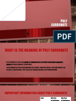 Poly Carbonate: By: - A.R.Ajay