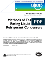 Methods of Testing For Rating Liquid-Cooled Refrigerant Condensers