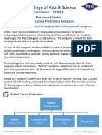 Career Preference Brochure